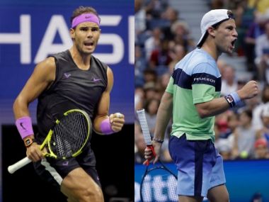 US Open 2019 Highlights, Rafael Nadal vs Diego Schwartzman quarter-final tennis match: Nadal to face Berrettini in semis US Open 2019 Highlights, Rafael Nadal vs Diego Schwartzman quarter-final tennis match: Nadal to face Berrettini in semis