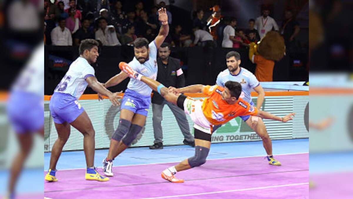 Pro Kabaddi 2019: U Mumba end UP Yoddha's winning streak; Puneri Paltan, Tamil Thalaivas play out thrilling tie