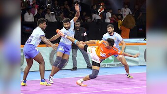 Pro Kabaddi 2019: U Mumba end UP Yoddha's winning streak; Puneri Paltan, Tamil Thalaivas play out thrilling tie