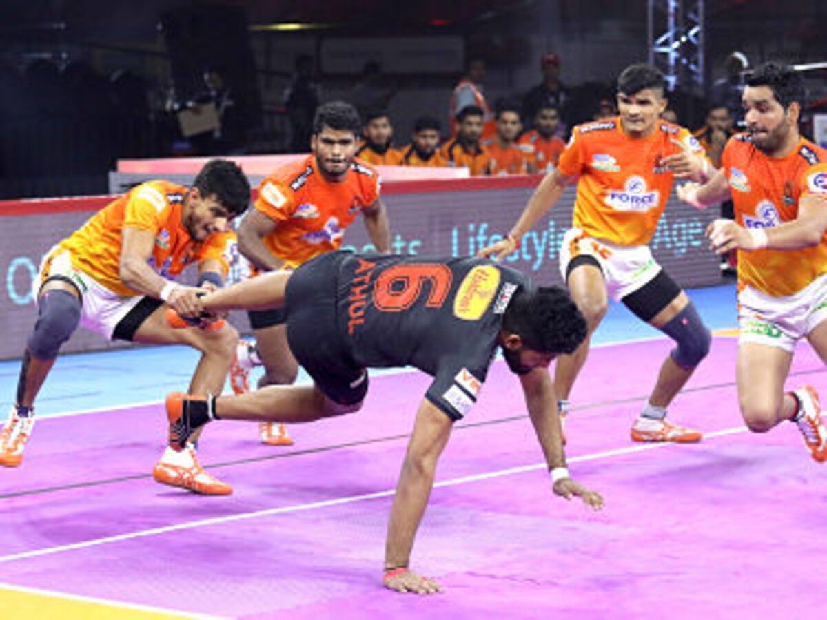 Pro Kabaddi 2019 Highlights, Jaipur Pink Panthers vs UP Yoddha in Pune:  Yoddha edge out Panthers-Sports News , Firstpost