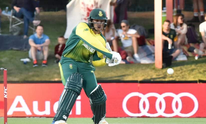 Quinton de Kock has been appointed as the captain of South Africa for three-match T20I series against India. AFP