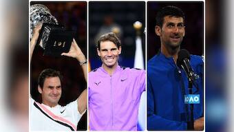 A decade in numbers: The extraordinary Grand Slam dominance of Novak Djokovic, Rafael Nadal and Roger Federer