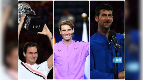 A decade in numbers: The extraordinary Grand Slam dominance of Novak Djokovic, Rafael Nadal and Roger Federer