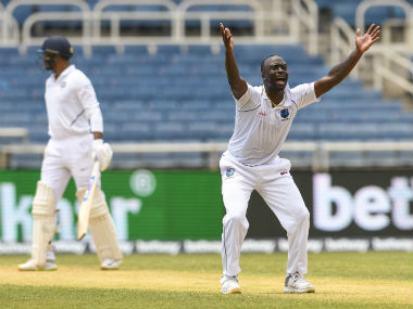 India vs West Indies: Jason Holder, Kemar Roach lone flagbearers in dispirited Windies line-up as Virat Kohli's men inch towards victory India vs West Indies: Jason Holder, Kemar Roach lone flagbearers in dispirited Windies line-up as Virat Kohli's men inch towards victory