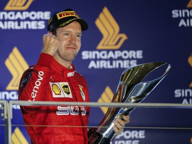 Formula 1 2019: Ferrari's Sebastian Vettel ends year-long drought for victory with Singapore Grand Prix triumph Formula 1 2019: Ferrari's Sebastian Vettel ends year-long drought for victory with Singapore Grand Prix triumph