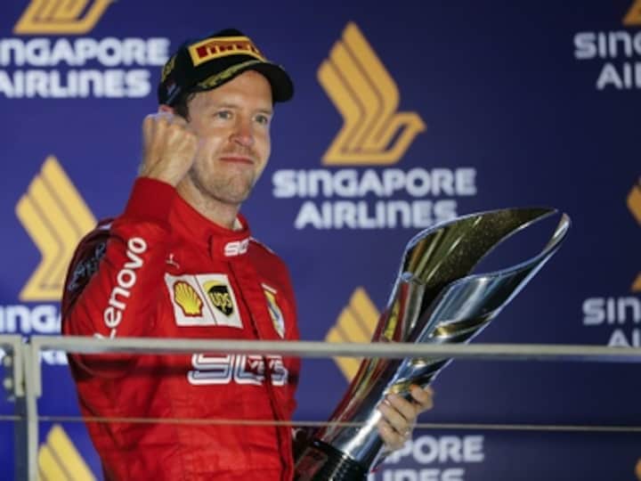 Formula 1 2019: Ferrari's Sebastian Vettel ends year-long drought for victory with Singapore Grand Prix triumph