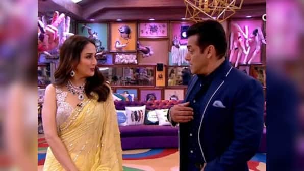 Bigg Boss 13: Madhuri Dixit joins Salman Khan on tour of the house, grooves to 'Didi Tera Devar Deewana'