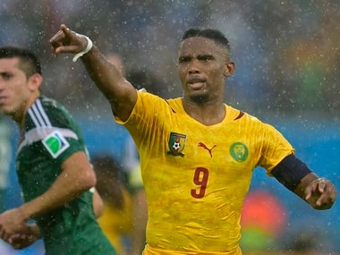 Cameroon's Samuel Eto'o, four-time African Player of the Year, calls time on his international career