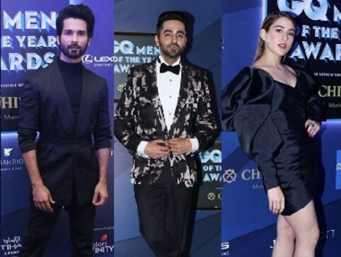 GQ Men of the Year Awards 2019: Ayushmann Khurrana, Sara Ali Khan, Shahid Kapoor sizzle on the red carpet GQ Men of the Year Awards 2019: Ayushmann Khurrana, Sara Ali Khan, Shahid Kapoor sizzle on the red carpet