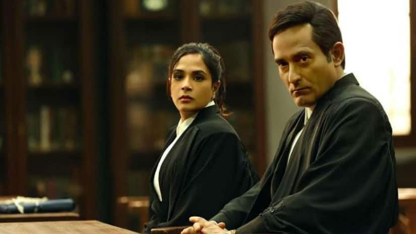 Richa Chadda and Akshaye Khanna in a still from Section 375