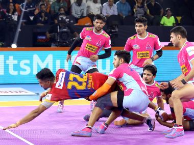 Pro Kabaddi 2019: Raiding trio of Surender Gill, Shrikant Jadhav and Rishank Devadiga powers UP Yoddha to victory Pro Kabaddi 2019: Raiding trio of Surender Gill, Shrikant Jadhav and Rishank Devadiga powers UP Yoddha to victory