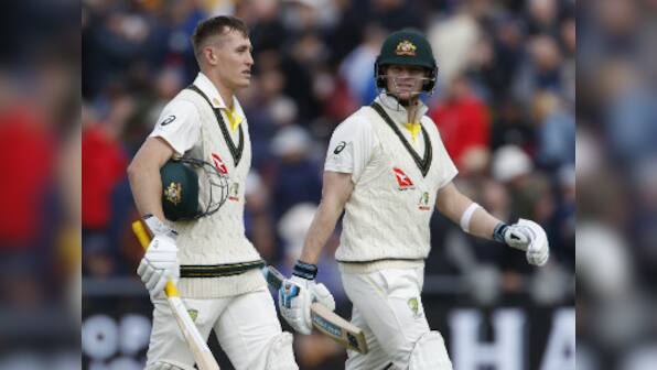 The Final Word Ashes Podcast: Listen to Geoff Lemon and Adam Collins as they discuss Steve Smith and Marnus Labuschagne's fight back on Day 1 in Manchester