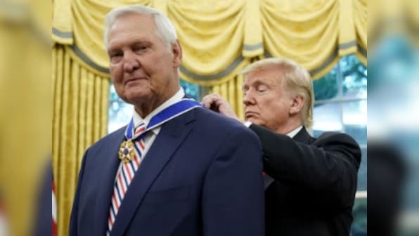 NBA legend Jerry West honoured with Presidential Medal for Freedom