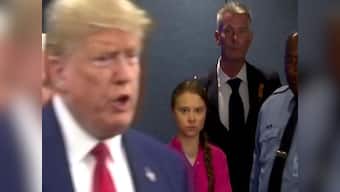 Greta Thunberg 'death stare' at Donald Trump at UN goes viral: Twitterati reacts to 'relatable' moment when US president walks past teen climate activist