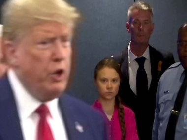 Greta Thunberg 'death stare' at Donald Trump at UN goes viral: Twitterati reacts to 'relatable' moment when US president walks past teen climate activist Greta Thunberg 'death stare' at Donald Trump at UN goes viral: Twitterati reacts to 'relatable' moment when US president walks past teen climate activist