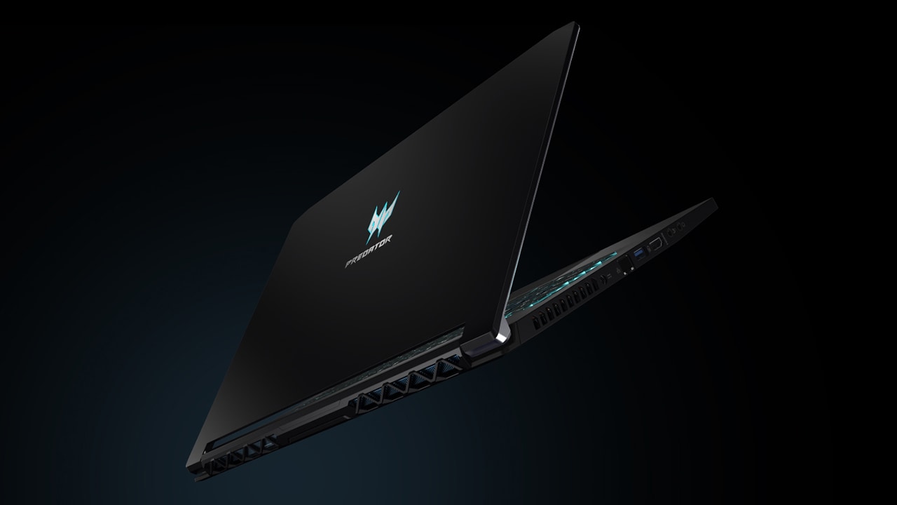 The new Acer Predator Triton 500 has display with 300 Hz refresh rate. Image: Acer.