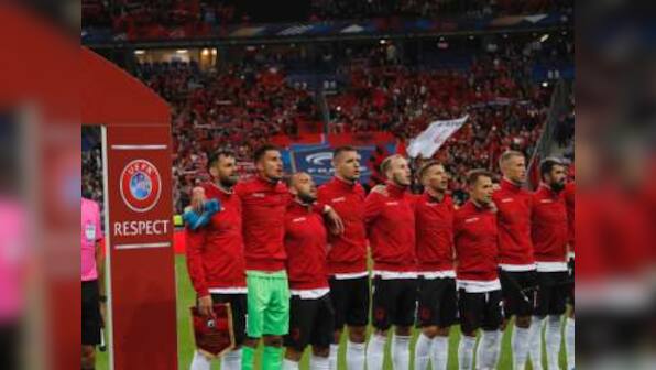 Andorra's anthem being played for Albania one of many in striking wrong notes at sporting events