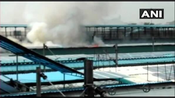 Fire breaks out in Chandigarh-Kochuveli Express at New Delhi railway station, 12 fire tenders at spot; no casualties reported