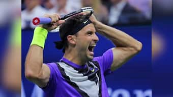 US Open 2019: Grigor Dimitrov comes good on promise, uses deft touch of backhand to down Roger Federer in five sets