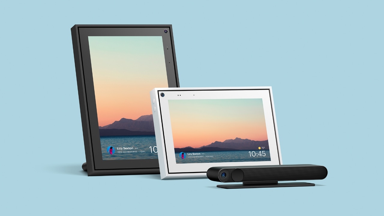 Facebook's new family of Portal devices. Image: Facebook.