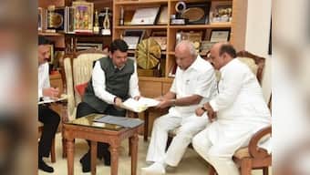 BS Yediyurappa meets Devendra Fadnavis in Mumbai; duo decides to set up panel for dam management in Karnataka, Maharashtra