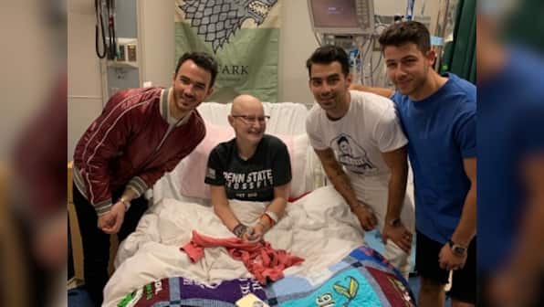 Jonas Brothers, Priyanka Chopra visit fan who missed Happiness Begins concert due to cancer diagnosis