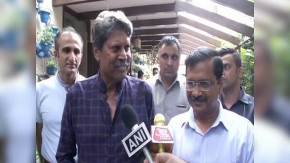 Arvind Kejriwal meets Kapil Dev to discuss Delhi govt's campaign against dengue, urges him to help spread awareness about disease