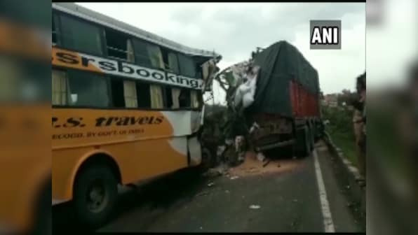 Maharashtra road accident: Six killed, 15 injured after bus rams into stationary truck in Satara; probe underway