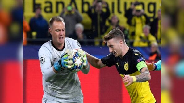 Champions League: Barcelona's Marc-André ter Stegen stakes claim to be Germany's No 1 keeper with clean sheet against Borussia Dortmund