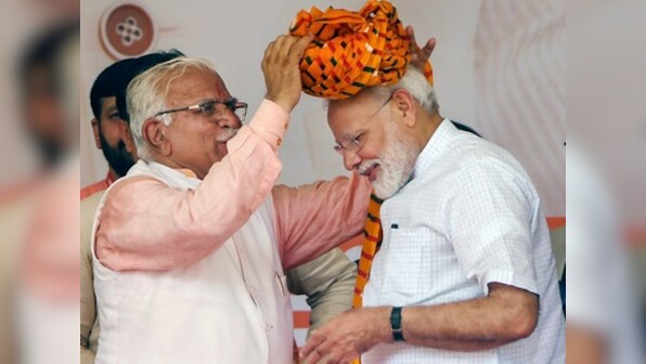 Narendra Modi in Haryana: PM lauds Manohar Lal Khattar at Rohtak rally, says his govt has fought corruption, nepotism