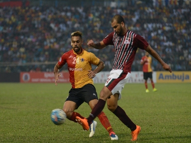Mohun Bagan held to goalless draw by East Bengal in Kolkata Derby Mohun Bagan held to goalless draw by East Bengal in Kolkata Derby