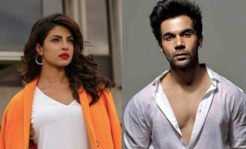 Priyanka Chopra and Rajkummar Rao. Image from Twitter
