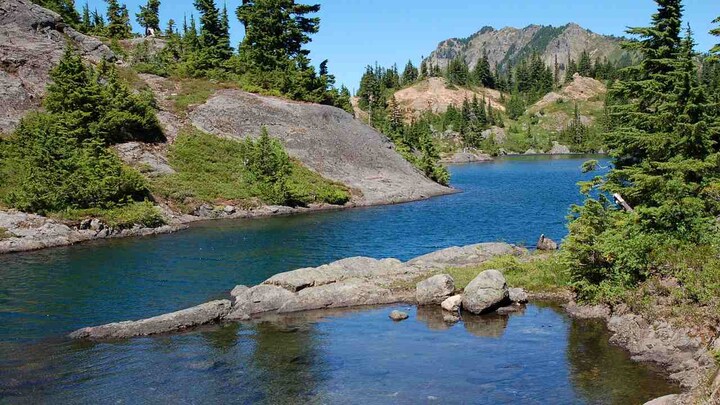 Global warming causes lakes to heat up at the surface, remain cool at the bottom