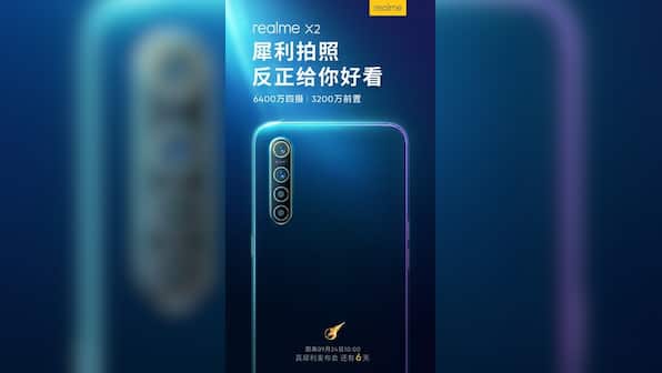 Realme X2 with a 64 MP camera to be officially announced in China on 24 September