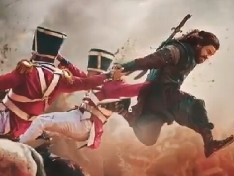 New Sye Raa Narasimha Reddy motion poster unveiled ahead of trailer release on 18 September New Sye Raa Narasimha Reddy motion poster unveiled ahead of trailer release on 18 September
