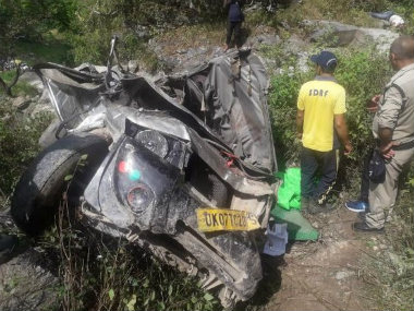 Three killed, six injured after overspeeding car plunges into gorge in Uttarakhand’s Ghansali; rescue operation underway Three killed, six injured after overspeeding car plunges into gorge in Uttarakhand’s Ghansali; rescue operation underway