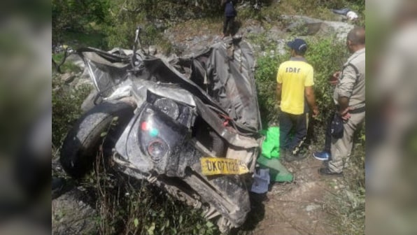 Three killed, six injured after overspeeding car plunges into gorge in Uttarakhand’s Ghansali; rescue operation underway