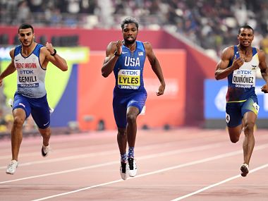 World Athletics Championships 2019: Noah Lyles produces sensational run to win 200m title, leads American gold rush in Doha World Athletics Championships 2019: Noah Lyles produces sensational run to win 200m title, leads American gold rush in Doha