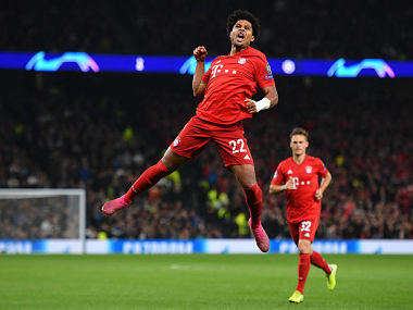 Champions League: Serge Gnabry scores four as Bayern Munich thrash Tottenham; Real Madrid held to draw by Club Brugge Champions League: Serge Gnabry scores four as Bayern Munich thrash Tottenham; Real Madrid held to draw by Club Brugge