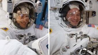Two astronauts to start replacing 12 old batteries with six new ones, in five spacewalks