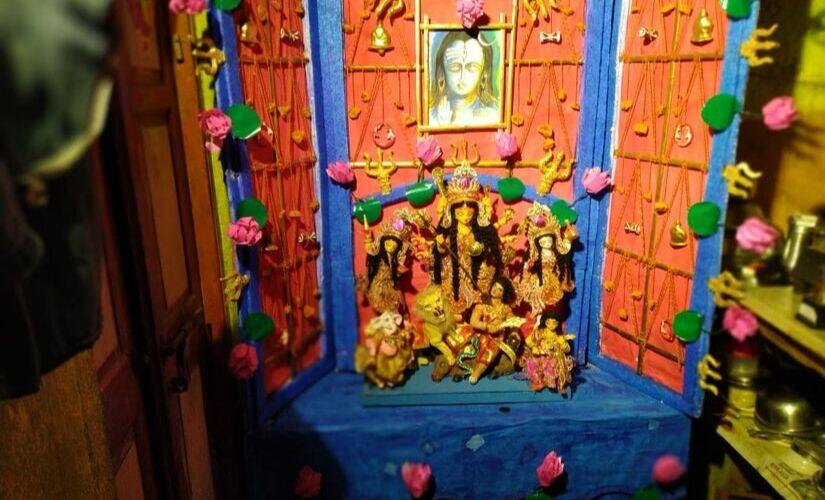 A miniature Durga