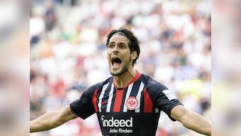 Bundesliga: Goncalo Paciencia scores twice as Eintracht Frankfurt beat Bayer Leverkusen 3-0