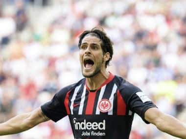Bundesliga: Goncalo Paciencia scores twice as Eintracht Frankfurt beat Bayer Leverkusen 3-0