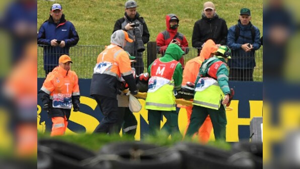 MotoGP 2019: Fabio Quartararo crash overshadows first practice session in Australian Grand Prix