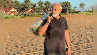'Lost in conversation with sea': Prime Minister Narendra Modi pens poem after Mamallapuram visit, shares it on Twitter