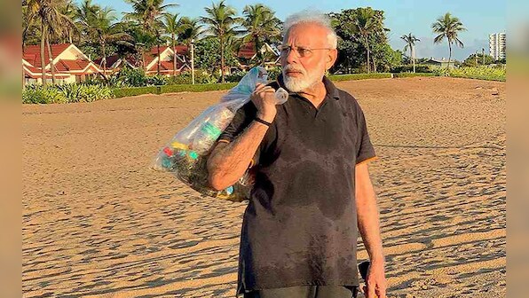 'Lost in conversation with sea': Prime Minister Narendra Modi pens poem after Mamallapuram visit, shares it on Twitter