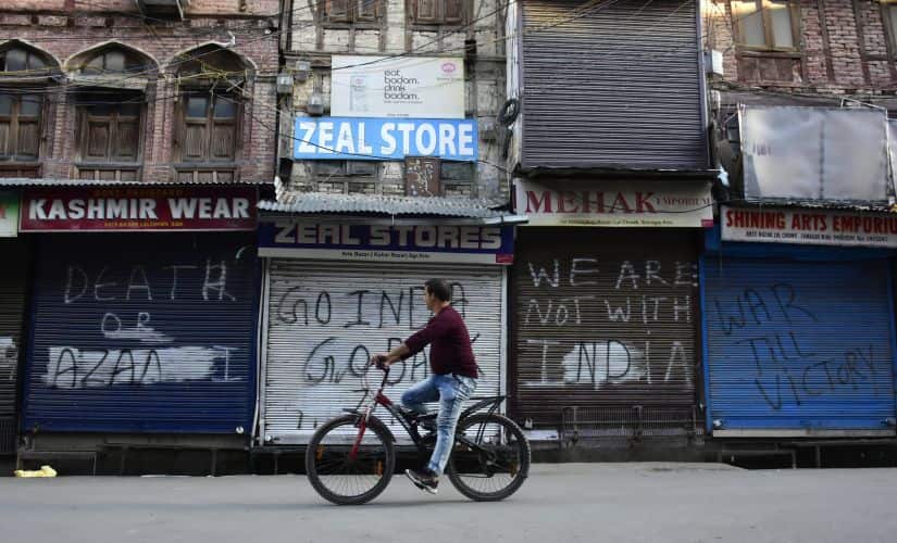 The ongoing situation in Kashmir has crippled businesses in the Valley in a way that traders are scared to leave their family behind till there is clarity on what is next for the Valley. Getty Images