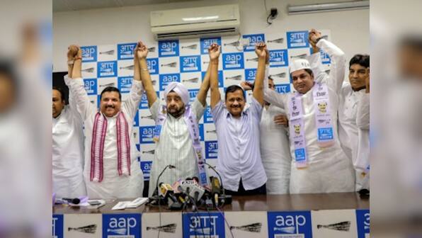 Four-time Congress MLA Parlad Singh Sawhney joins AAP, says he switched parties to work for development of Delhi
