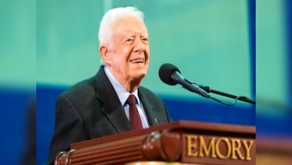 Former US president Jimmy Carter calls on Donald Trump to cooperate with impeachment inquiry, advises him to tell the truth 'for a change'