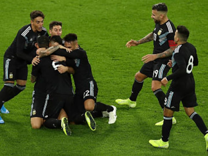 International friendly: Germany concede two second-half goals as Lionel Messi-less Argentina earn 2-2 draw
